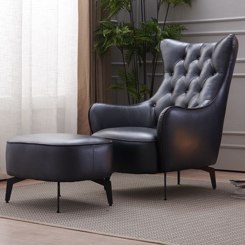 Tufted Cushions Side Chair Arms Included Lounge Chair for Living Room Clearhalo 'Accent Chairs' 'accent_chairs' 'Chairs & Seating' 'furn' 'furn_accent_chairs' 'Furniture' 'Living Room Furniture' 1200x1200_50ed6b2c-b847-456c-bacb-6cc72109f0b5