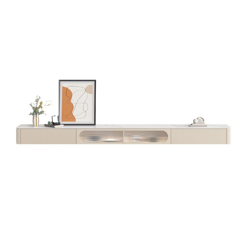 Console multimediale contemporanea Porta TV Console TV in pietra con cassetti