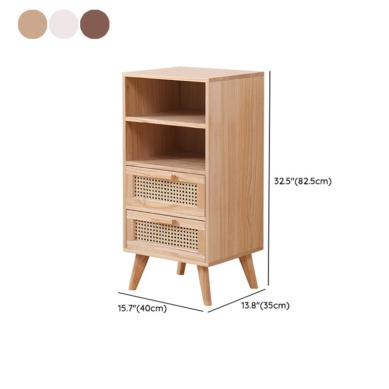 Wicker Rattan Accent Cabinet Bar Pulls Handle Design Storage Cabinet Clearhalo 'Cabinets & Chests' 'cabinets_chests' 'furn' 'furn_cabinets_chests' 'Furniture' 'Living Room Furniture' 1200x1200_50f012cd-a65f-4c71-b585-ada2bdd4e485