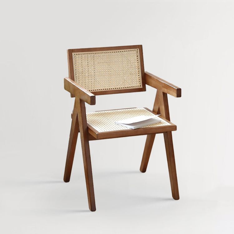 Sillas de estilo tradicional sillas de brazo de cocina de comedor con patas de madera