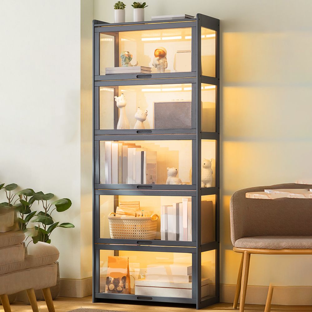 27.6" W Rectangle Accent Cabinet, Contemporary Chest in Natural/Gray Clearhalo 'Cabinets & Chests' 'cabinets_chests' 'furn' 'furn_cabinets_chests' 'Furniture' 'Living Room Furniture' 1200x1200_50f1183b-bdf6-4dcc-b1a6-5523f1b71f03