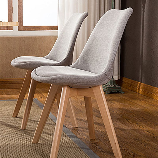 Scandinavian Upholstered Home Side Chair Parsons Matte Finish Dining Chair Clearhalo ' kitchen&dining_furn' 'Dining Chairs' 'Dining Tables & Seating' 'dining_chair' 'Furniture' 'furniture_dining_chair' 'Kitchen & Dining Furniture' 'kitchen' 1200x1200_50f46290-126b-40a9-87f3-9fcdbf631a19