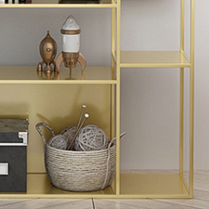 Modern Open Bookcase with Metal Rectangular Shelves for Office Clearhalo 'Bookcases' 'furn' 'furn_bookcases' 'Furniture' 'furniture_bookcases' 'kitchen' 'kitchen_bookcases' 'Living Room Furniture' 'Office Furniture' 1200x1200_50f4fa16-b9b0-4778-a81c-caa4215c9d11