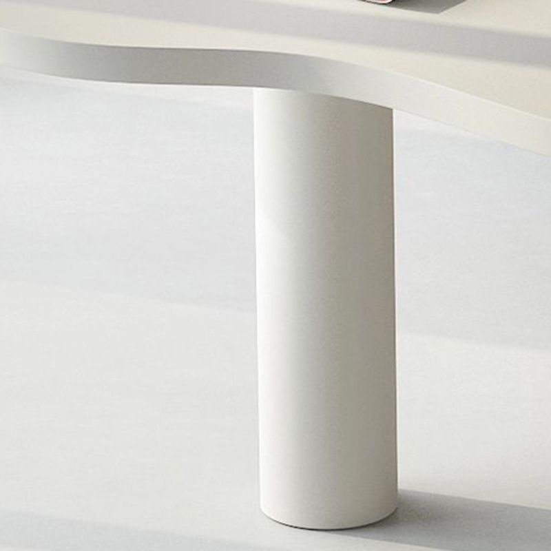 Tavolo da laptop per ufficio a forma speciale Scrivania bianca / nera per ufficio