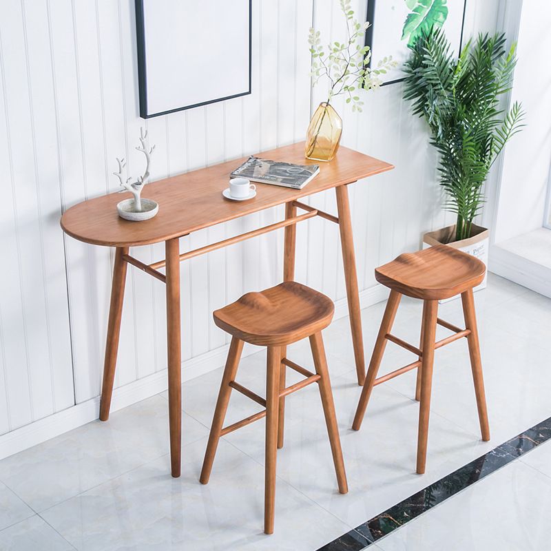Glam 1/3 Pieces Bar Table Set Rectangle Wooden Counter Table for Home Use Clearhalo 'Bar Furniture' 'furn' 'furn_home_bar_bar_sets' 'Furniture' 'Home Bars & Bar Sets' 'home_bar_bar_sets' 'Kitchen & Dining Furniture' 1200x1200_50f6d296-deb6-41db-929c-bd96b4c8dc69