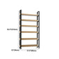 Modern Engineered Bookcase Natural Etagere Bookshelf for Any Room