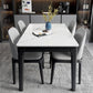 Rectangle Stone Top Dining Table Contemporary Dining Table with 4 Wood Legs Clearhalo ' dining_table' 'Dining Tables & Seating' 'Dining Tables' 'furn' 'furn_dining_table' 'Furniture' 'furniture_dining_table' 'Kitchen & Dining Furniture' 'kitchen&dining_furn' 'kitchen' 'kitchen_dining_table' 1200x1200_50f87068-787b-461c-a0e2-a2091bcff231