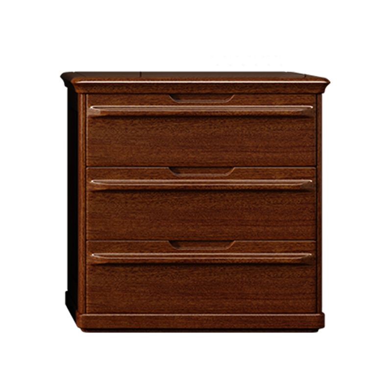 16.9 "W bruin opbergkist dressoir walnoot verticale opbergkast met laden