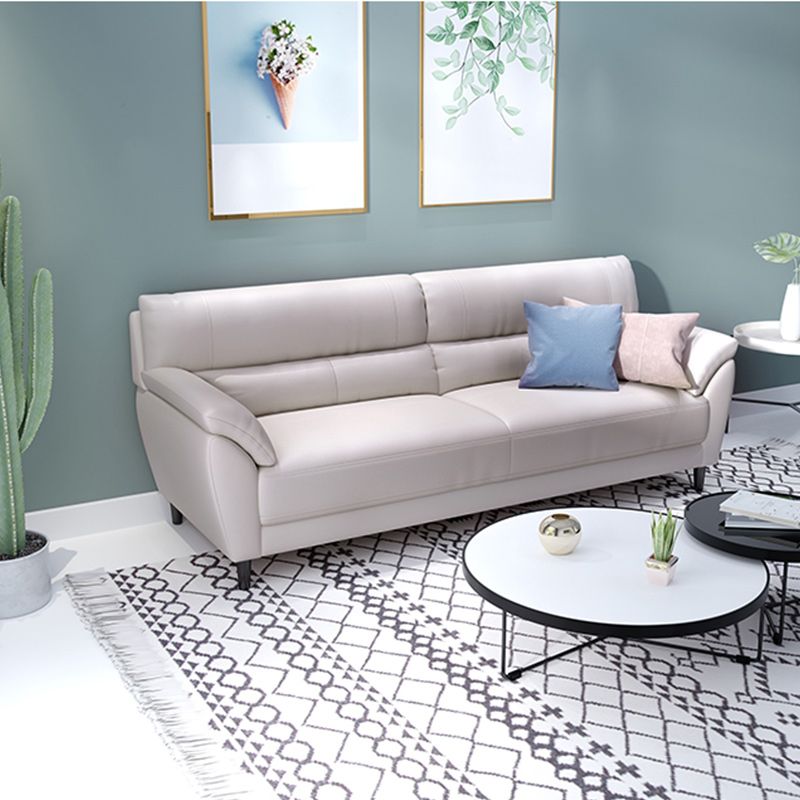 Sewn Pillow Back Pillow Top Arm Ultra-Modern Sofa with Stain Resistant Clearhalo 'furn' 'furn_sofas' 'Furniture' 'furniture_sofas' 'kitchen' 'kitchen_sofas' 'Living Room Furniture' 'Sofa' 'sofas' 1200x1200_50fa3ca5-9dfd-4bf2-ba15-eb320d9bb626