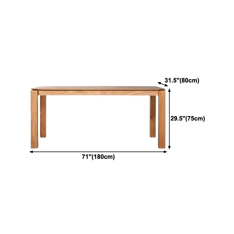 Rectangle Wood Dining Table for Restaurant Pine Table in Nature with 4 Legs Clearhalo ' dining_table' 'Dining Tables & Seating' 'Dining Tables' 'furn' 'furn_dining_table' 'Furniture' 'furniture_dining_table' 'Kitchen & Dining Furniture' 'kitchen&dining_furn' 'kitchen' 'kitchen_dining_table' 1200x1200_50fb1983-be4c-4d16-af20-b860f628cdb9