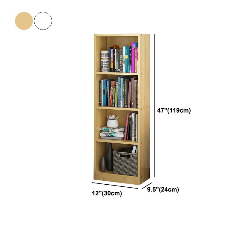 Modern Style Wooden Bookshelf Standard Closed Back Shelf Bookcase Clearhalo 'Bookcases' 'furn' 'furn_bookcases' 'Furniture' 'furniture_bookcases' 'kitchen' 'kitchen_bookcases' 'Living Room Furniture' 'Office Furniture' 1200x1200_50fb4259-8414-4020-872f-f1d1c166fcc1