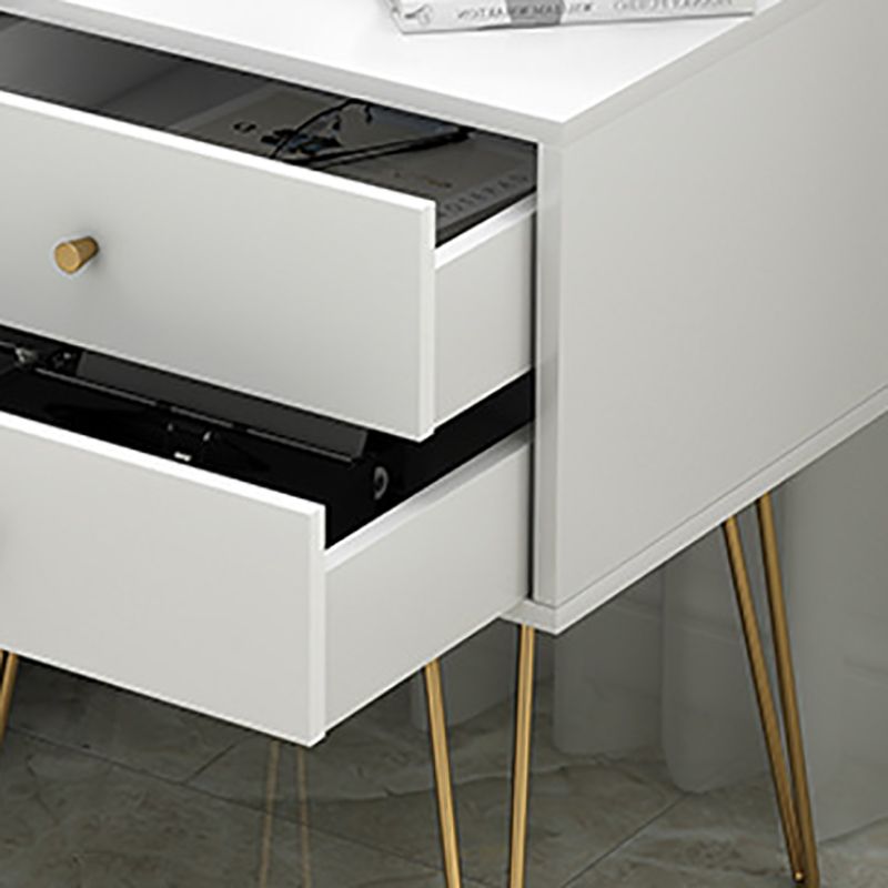 Pierras de gabinete de cabecera de madera de 20 "de altura incluida mesa de noche con cajón