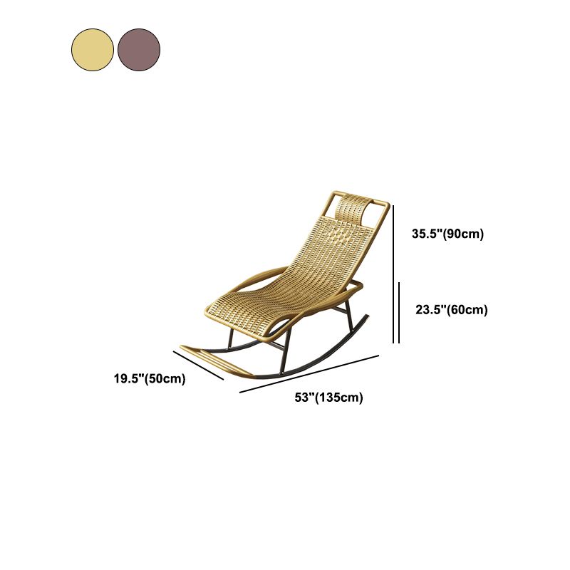 Modern Wicker Rocking Chair Brown Water Resistant Rocker for Living Room Clearhalo 'Chairs & Seating' 'furn' 'furn_rocking_chairs' 'Furniture' 'Living Room Furniture' 'Rocking Chairs' 'rocking_chairs' 1200x1200_50fd77df-5baf-4b5a-a91c-78c9a2a72563