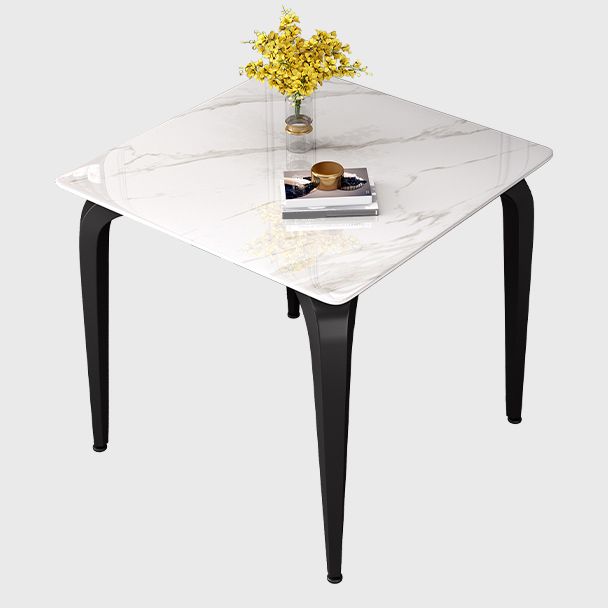 4-foot Stone Dinning Table Industrial Style Square Furniture for Indoor Clearhalo ' dining_table' 'Dining Tables & Seating' 'Dining Tables' 'furn' 'furn_dining_table' 'Furniture' 'furniture_dining_table' 'Kitchen & Dining Furniture' 'kitchen&dining_furn' 'kitchen' 'kitchen_dining_table' 1200x1200_50ff88bc-f1a6-415d-aa78-b862d9021687