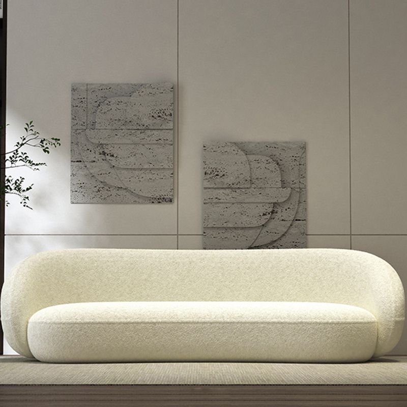 Contemporary Fabric Curved Settee Tight Back Tuxedo Arm Sofa Clearhalo 'furn' 'furn_sofas' 'Furniture' 'Living Room Furniture' 'Sofa' 'sofas' 1200x1200_5101cdd7-5b10-4307-ad91-d727b533d35f