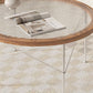 Tropical Style Glass Coffee Table Round 4 Legs Cocktail Table Clearhalo 'Coffee & Accent Tables' 'Coffee Tables' 'coffee_tables' 'furn' 'furn_coffee_tables' 'Furniture' 'Living Room Furniture' 1200x1200_5101f540-2028-4bc3-81ce-fdff90f0e7d3