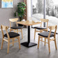 Metal Contemporary Dining Table Wood Top Table for Dining Room Clearhalo ' dining_table' 'Dining Tables & Seating' 'Dining Tables' 'furn' 'furn_dining_table' 'Furniture' 'furniture_dining_table' 'Kitchen & Dining Furniture' 'kitchen&dining_furn' 'kitchen' 'kitchen_dining_table' 1200x1200_5104efd6-8fc1-4660-b915-dd1bd4416355