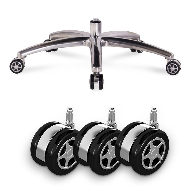 Modern Leather Executive Bureau Stoel High Back Back bekleed bureaustoel met voetsteun