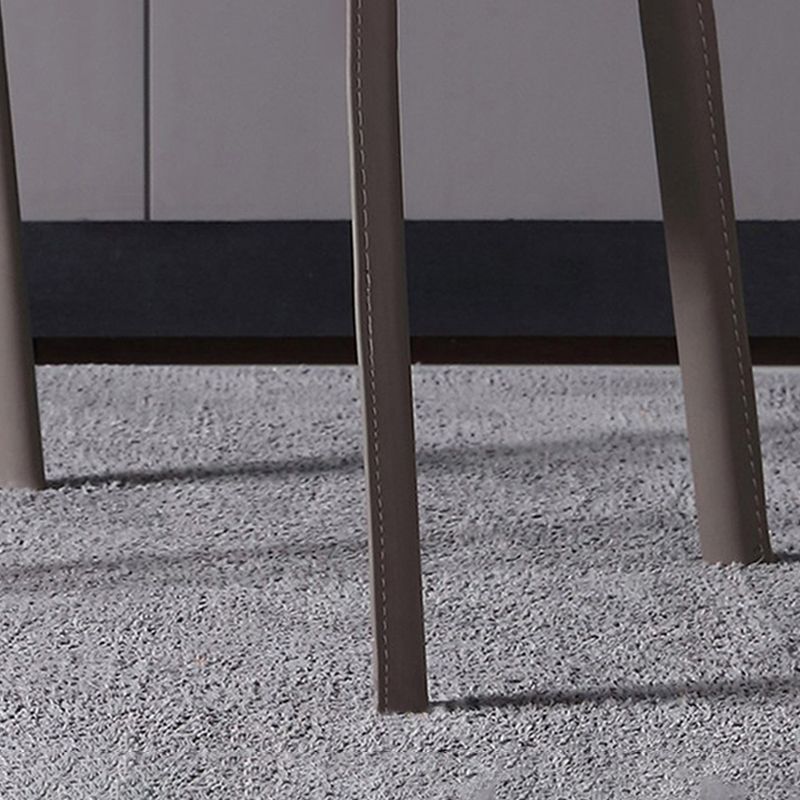 Contemporary Faux Leather Dining Chair Upholstered Dining Arm Chair Clearhalo 'Dining Chairs' 'Dining Tables & Seating' 'dining_chair' 'furn' 'furn_dining_chair' 'Furniture' 'Kitchen & Dining Furniture' 1200x1200_5105aca2-464b-4228-af81-15b1263ddb69