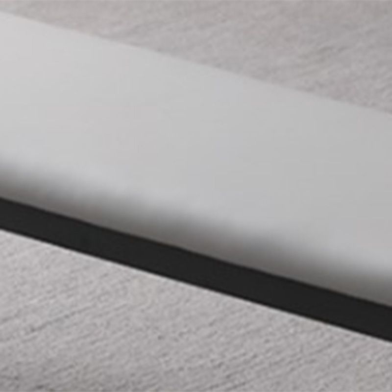 17.7"H Upholstered Seating Bench Cushioned Bench with Metal Legs Clearhalo 'Benches' 'Chairs & Seating' 'furn' 'furn_benches' 'Furniture' 'Living Room Furniture' 1200x1200_5107e2a7-e986-4bfa-af4b-3f96895b4761