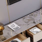 Glam TV Console Stone Media Console Enclosed Storage Console with Drawers for Home Clearhalo 'furn' 'furn_tv_stands_entertainment_centers' 'Furniture' 'Living Room Furniture' 'TV Stands & Entertainment Centers' 'TV Stands & Media Storage Furniture' 'tv_stands_entertainment_centers' 1200x1200_51097e2c-8cd6-458a-a3eb-9c0c00e6e035