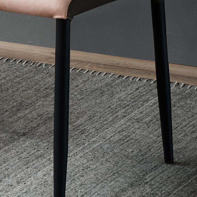 Home Dining Room Arm Chair Black Legs Upholstered Dining Chair Clearhalo 'Dining Chairs' 'Dining Tables & Seating' 'dining_chair' 'furn' 'furn_dining_chair' 'Furniture' 'Kitchen & Dining Furniture' 1200x1200_510ab44e-72e5-4907-9179-6c9fb986ff53