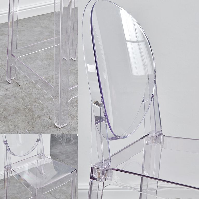 Modern Armless Backrest Counter Stool Plastic Kitchen Bar Stool with Plastic Seat Clearhalo 'Bar Furniture' 'Bar Stools' 'bar_stools' 'furn' 'furn_bar_stools' 'furniture_bar_stools' 'Kitchen & Dining Furniture' 'kitchen&dining_furn' 'kitchen' 'kitchen_furn' Furniture' 1200x1200_510b8eea-676f-40a4-920c-f8226388419f