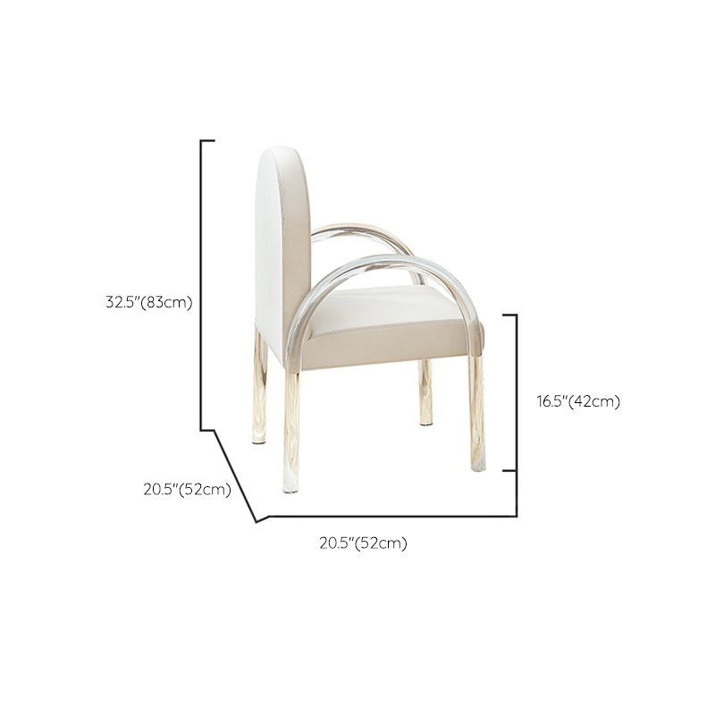 Tavolo da toeletta da top in pietra contemporanea con 2 cassetti e base acrilica