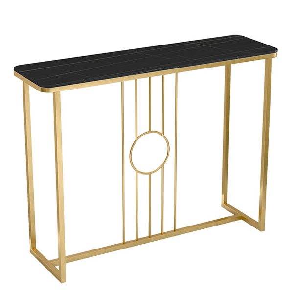 Tabla de acento de consola contemporánea Tabla de sofá de acabado antiguo