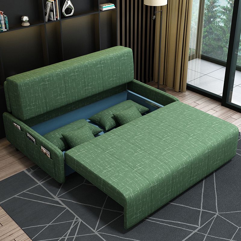 Pillow Included Convertible Sofa Armless Foldable Futon Sofa Bed Clearhalo 'furn' 'furn_futons' 'Furniture' 'Futons & Daybeds' 'Futons' 'Living Room Furniture' 1200x1200_510d8c81-b2c4-4d02-b752-633bd6f627ac