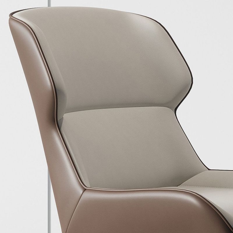 Modern Style Side Chair Metal Solid Back Dining Room Chair for Kitchen Clearhalo 'Dining Chairs' 'Dining Tables & Seating' 'dining_chair' 'furn' 'furn_dining_chair' 'Furniture' 'Kitchen & Dining Furniture' 1200x1200_510f153c-4fbc-4708-b9dc-2231d1900b37