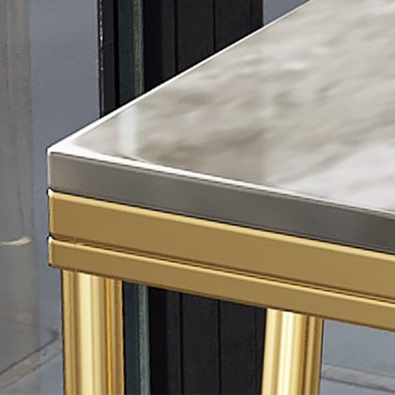 Tavolo da altezza della barra industriale tavolo da pub top con 4 gambe metalliche