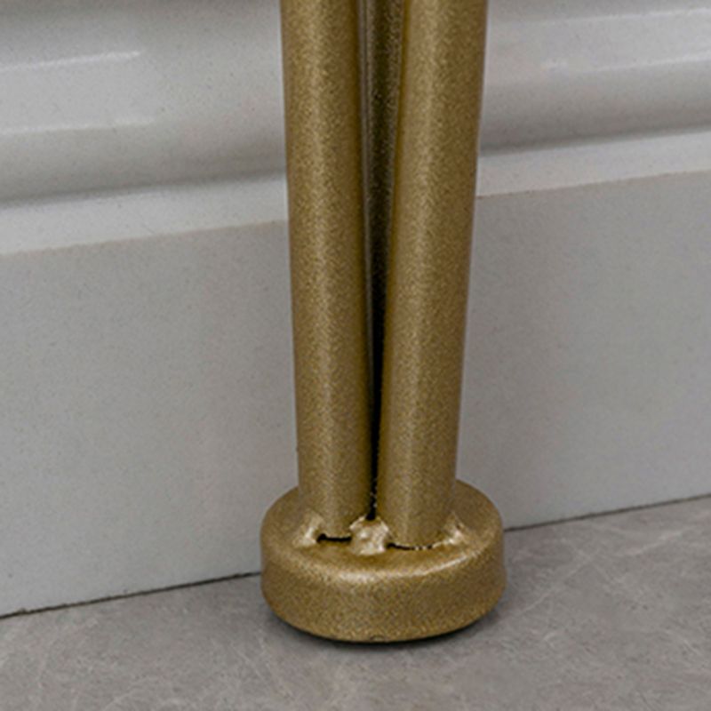 Divano moderno della metà del secolo Tavolo da 31,5 "H tavolo da console in legno massiccio con gambe metalliche