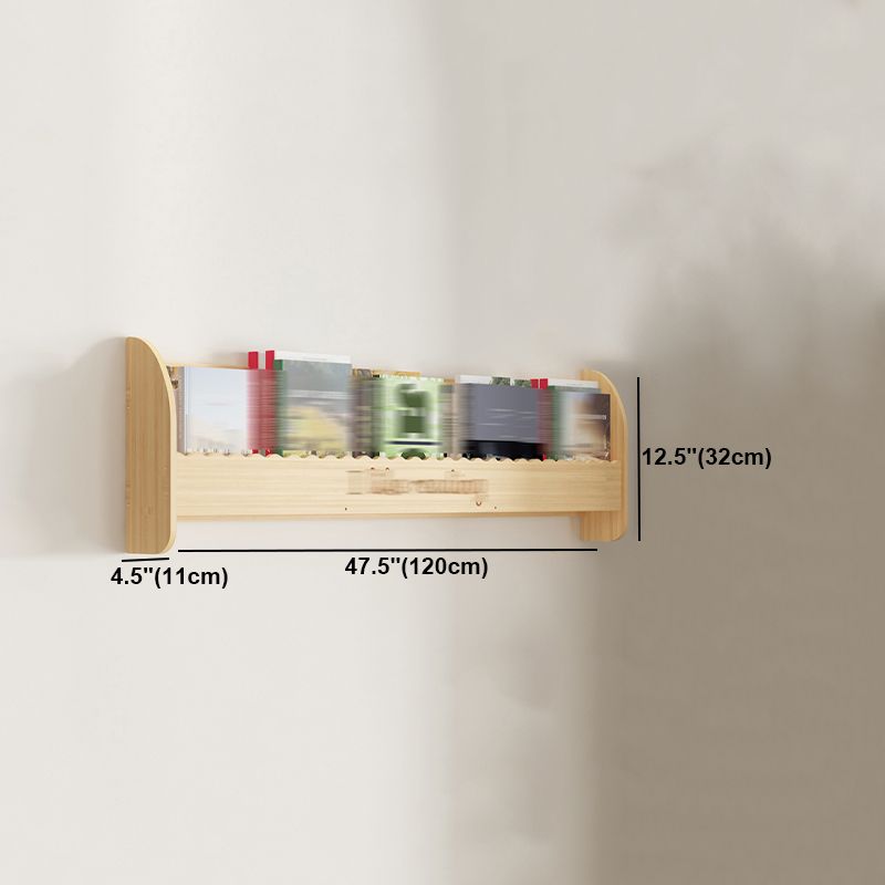 Modern Style Wooden Bookshelf Wall Mounted Shelf Bookcase for Study Room Clearhalo 'Bookcases' 'furn' 'furn_bookcases' 'Furniture' 'furniture_bookcases' 'kitchen' 'kitchen_bookcases' 'Living Room Furniture' 'Office Furniture' 1200x1200_51138e34-fa78-4cc5-b11e-53fb9c4052c2