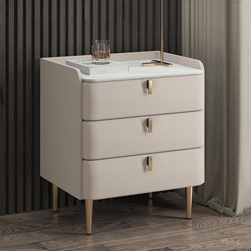 Modern Bedside Cabinet Stone Bed Nightstand with 3 Drawers for Living Room Clearhalo 'Bedroom Furniture' 'furn' 'furn_night_stand' 'Furniture' 'night_stand' 'Nightstands' 1200x1200_51139378-cf2d-4bcd-b7a1-0f9dce97207d