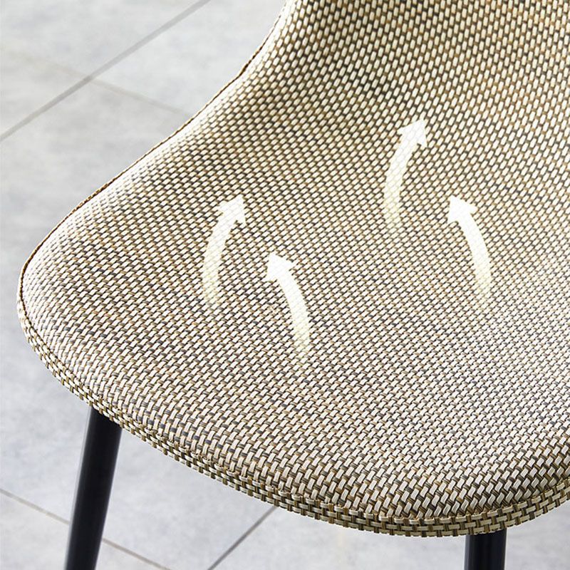 Scandinavian Design Plastic Dining Armless Chairs Solid Back Armless Side Chair Clearhalo ' kitchen&dining_furn' 'Dining Chairs' 'Dining Tables & Seating' 'dining_chair' 'furn' 'furn_dining_chair' 'Furniture' 'furniture_dining_chair' 'Kitchen & Dining Furniture' 'kitchen' 1200x1200_51154af8-3439-4e3d-ac23-17d6c743f246