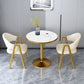 29.53" Tall Glam Style Coffee Cocktail Table Metal Pedestal Coffee Table Clearhalo 'Coffee & Accent Tables' 'Coffee Tables' 'coffee_tables' 'furn' 'furn_coffee_tables' 'Furniture' 'Living Room Furniture' 1200x1200_51195b06-b451-4eeb-b8d2-2ac5d7831ce9