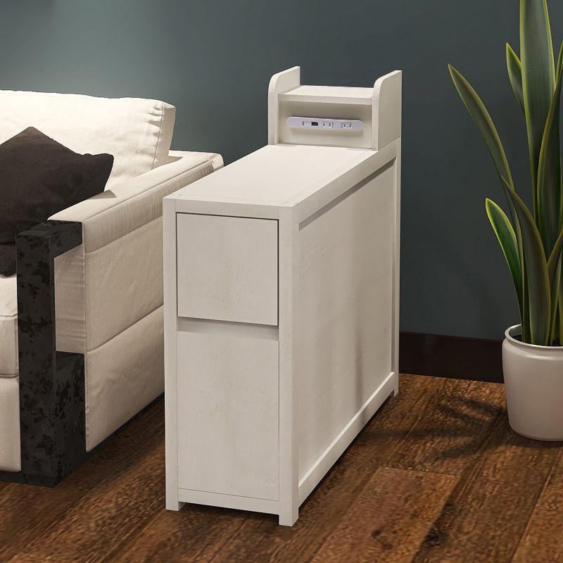 Rechteckiger Holz Beistelltisch zeitgenössischer Endtisch mit Lagerung für Wohnzimmer