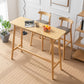 Modern Style Bistro Bar Table Rectangle Solid Wood Bar Table with Footrest Clearhalo 'Bar Furniture' 'Bar Tables' 'bar_tables' 'furn' 'furn_bar_tables' 'Furniture' 'Kitchen & Dining Furniture' 1200x1200_511a056c-6f02-4f9a-acf1-79a2e73f64ac