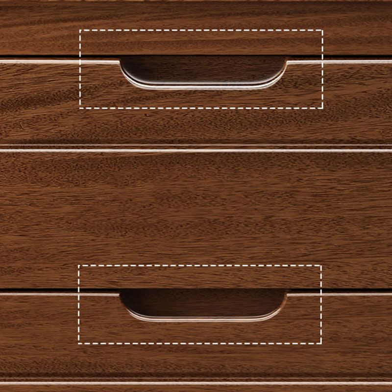 Modern Dresser vaste houten opbergkast dressoir 26,77-inch hoogte