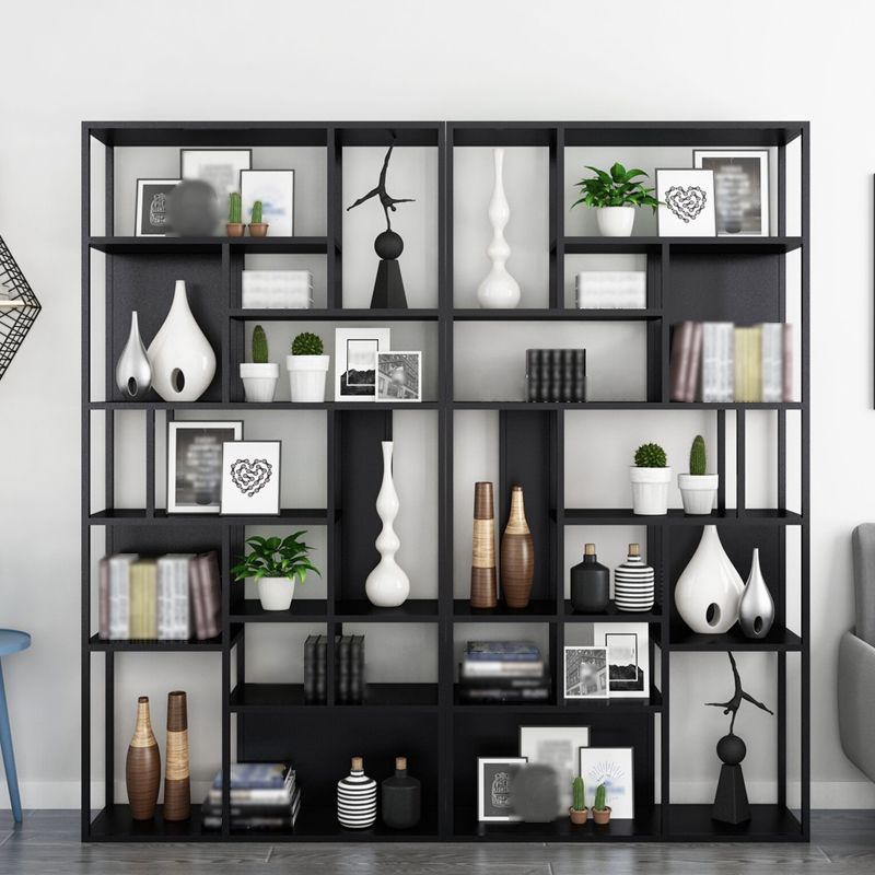 Modern Style Metal Bookshelf Open Etagere Shelf Bookcase for Office Clearhalo 'Bookcases' 'Furniture' 'furniture_bookcases' 'kitchen' 'kitchen_bookcases' 'Living Room Furniture' 'Office Furniture' 1200x1200_511c0923-387c-4c3d-8120-38af7944ec74