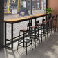 Wood Top Bar Table Rectangle Bar Table for Kitchen Living Room Coffee Room Clearhalo 'Bar Furniture' 'Bar Tables' 'bar_tables' 'furn' 'furn_bar_tables' 'Furniture' 'Kitchen & Dining Furniture' 1200x1200_5121654e-7441-4a13-943b-9ec02780c944