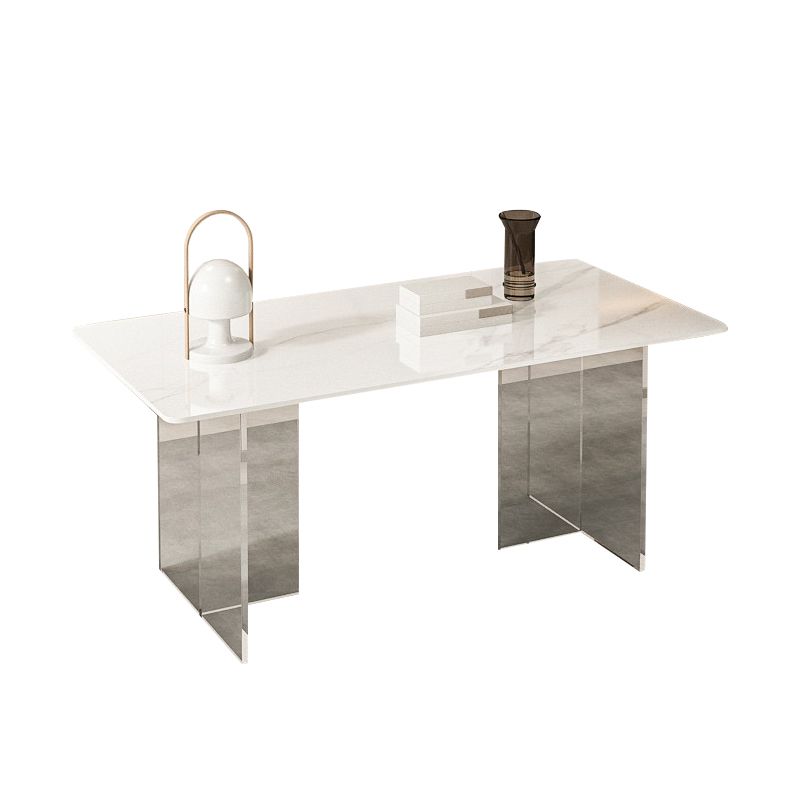 Designer Style Sintered Stone Dining Set Rectangle 1/5/7 Pieces Dining Table with Chairs Clearhalo 'Dining Room Sets' 'Dining Tables & Seating' 'dining_room_set' 'furn' 'furn_dining_room_set' 'Furniture' 'furniture_dining_room_set' 'Kitchen & Dining Furniture' 1200x1200_51218430-1394-448a-a932-ad8414e2b173