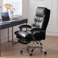 Modern Leather Desk Chair Adjustable Seat Height Padded Arms Office Chair with Wheels Clearhalo 'furn' 'furn_office_chair' 'Furniture' 'Office Chairs' 'Office Furniture' 'office_chair' 1200x1200_5122483f-e804-4661-920f-8483e3ede207
