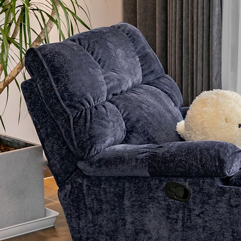 Contemporary Standard Recliner with Tufted Back in Microsuede/Chenille Clearhalo 'Chairs & Seating' 'furn' 'furn_recliners' 'Furniture' 'Living Room Furniture' 'Recliners' 1200x1200_5125e808-18d9-417a-afb5-c7ad9a99d8df