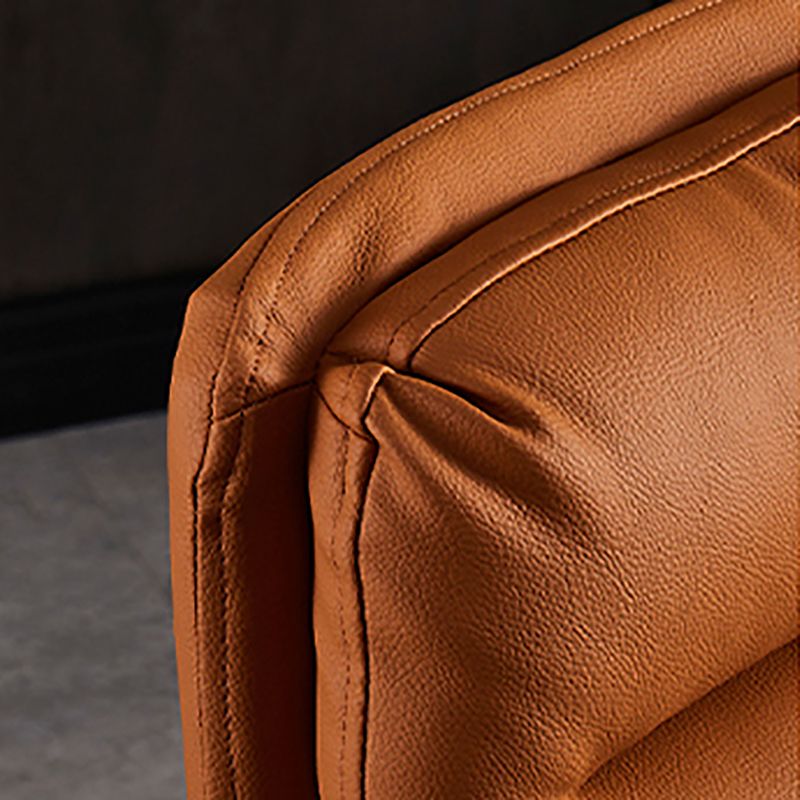 Modern Leather Home Side Chair Matte Finish Solid Back Dining Chair (Set of 2) Clearhalo ' kitchen&dining_furn' 'Dining Chairs' 'Dining Tables & Seating' 'dining_chair' 'furn' 'furn_dining_chair' 'Furniture' 'furniture_dining_chair' 'Kitchen & Dining Furniture' 'kitchen' 1200x1200_5125eb48-3966-42aa-a5c3-ea7dc65d53af