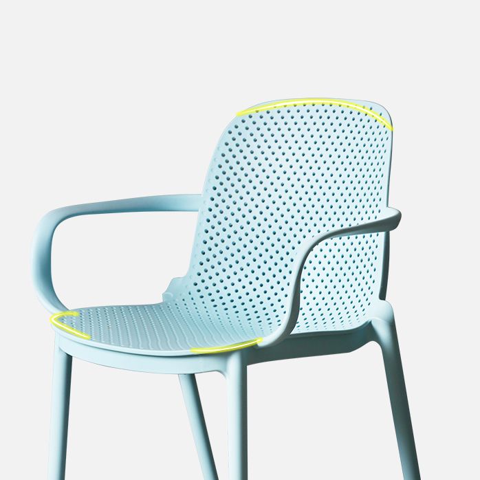 Contemporary Style Plastic Dining Armchair Multicolor Stackable Dining Chair Clearhalo ' kitchen&dining_furn' 'Dining Chairs' 'Dining Tables & Seating' 'dining_chair' 'furn' 'furn_dining_chair' 'Furniture' 'furniture_dining_chair' 'Kitchen & Dining Furniture' 'kitchen' 1200x1200_5127518f-d955-41b1-9b22-8e5abf647bf7