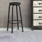 Industrial Metal Counter Height Stools Armless Bar Stool in Black Clearhalo 'Bar Furniture' 'Bar Stools' 'bar_stools' 'furn' 'furn_bar_stools' 'Furniture' 'Kitchen & Dining Furniture' 1200x1200_5127b1fc-20c0-4b6e-b0bd-5b1254ec6d97