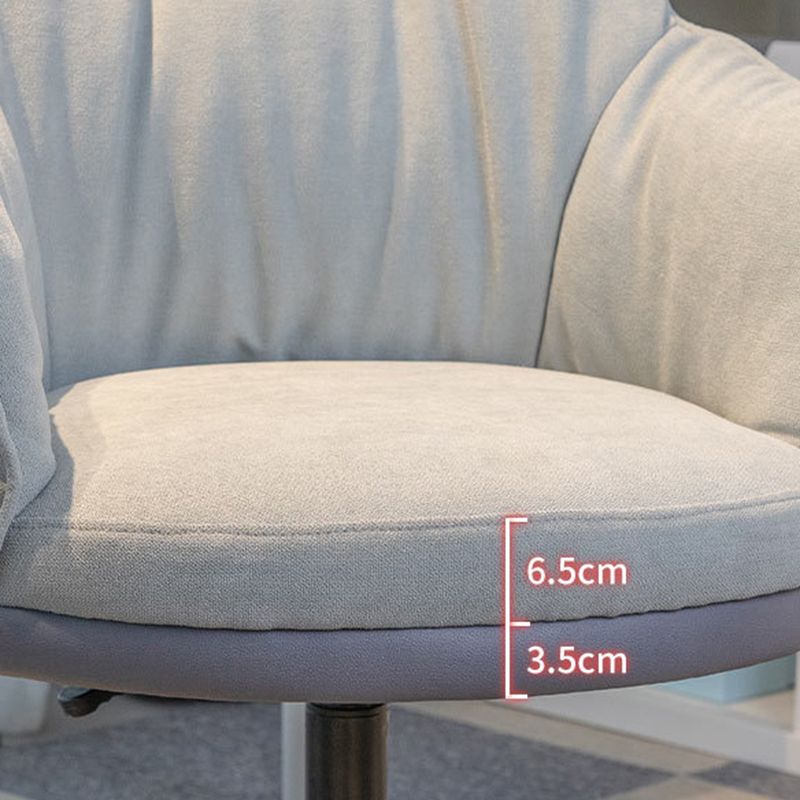 Chaise de bureau moderne sans bras sans chaise ergonomique pénible avec roues