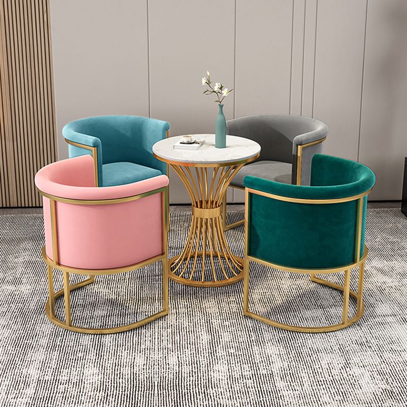 Scandinavian Style Armless Solid Back Chairs Luxury Upholstered Side Chair Clearhalo ' kitchen&dining_furn' 'Dining Chairs' 'Dining Tables & Seating' 'dining_chair' 'furn' 'furn_dining_chair' 'Furniture' 'furniture_dining_chair' 'Kitchen & Dining Furniture' 'kitchen' 1200x1200_5130fd11-28d6-47b5-83bc-0fa530d69601